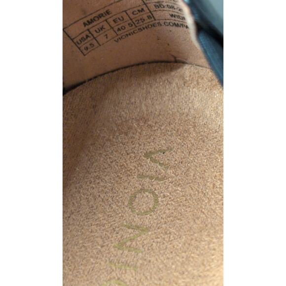 NWOT Vionic Amorie black leather orthotic bow ballet flats - Picture 9 of 9